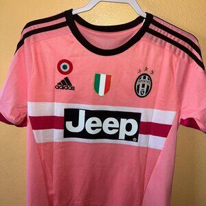 Juventus Away Pink Jersey – Paul Pogba #10 – Adidas